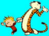 Calvin and Hobbs dancing