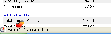 Firefox waiting for data