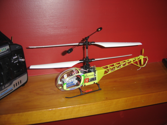 Helicopter - sitting awaiting new mission briefing from HQ