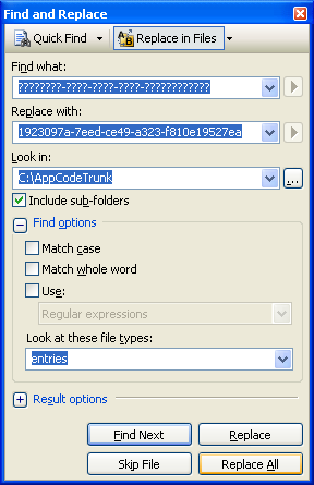 Find-and-Replace-UUID