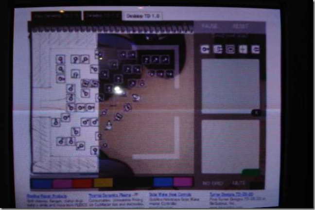 Desktop Tower Defense on the Wii
