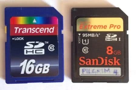 SD Cards that worded for me