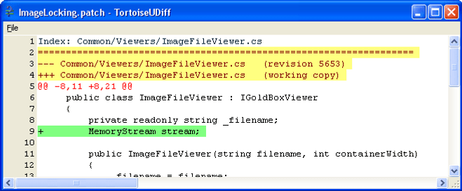 svn patch diff correct