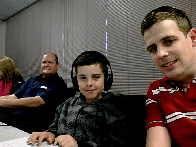 Chris, Jacob & Simeon at CodeCamp Christchurch 